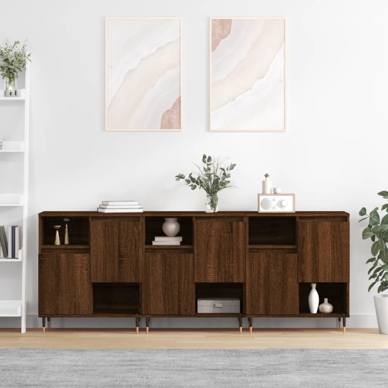 stradeXL Sideboards 3 pcs...