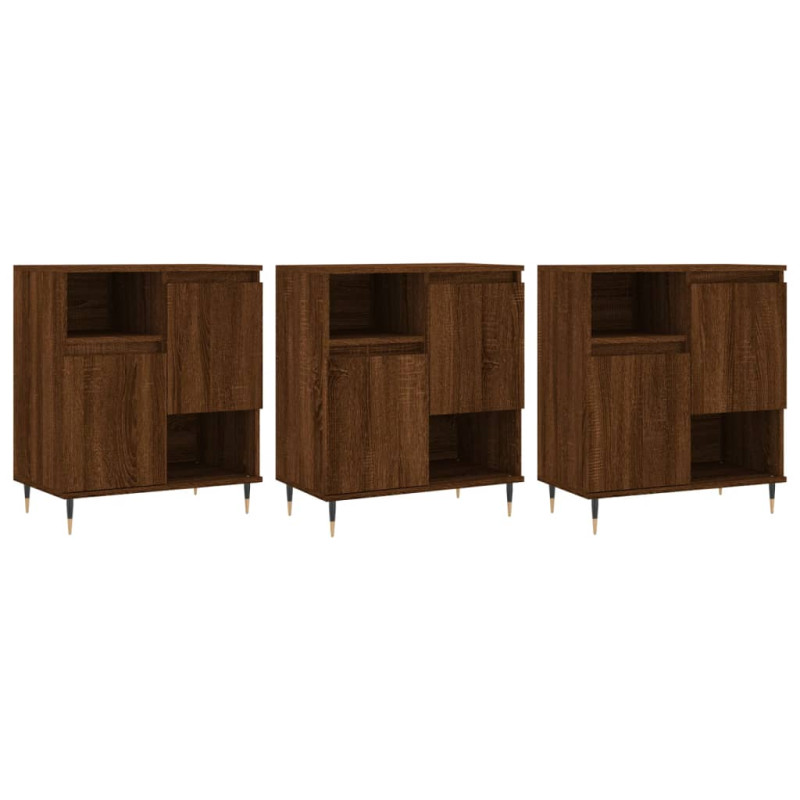 stradeXL Sideboards 3 pcs...