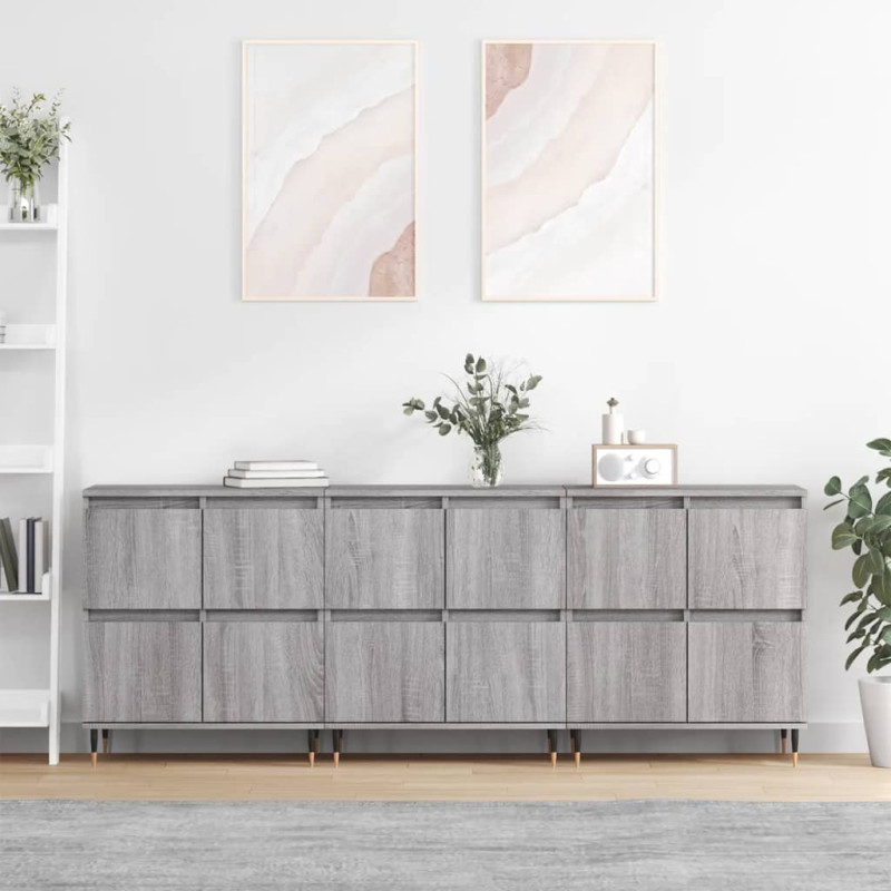 stradeXL Sideboards 3 pcs...