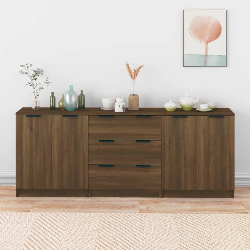 stradeXL 3-tlg. Sideboard...