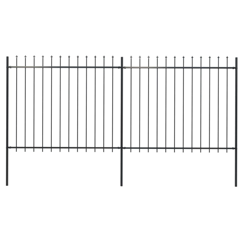 stradeXL Garden Fence with...