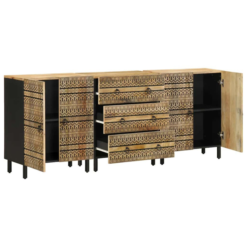 stradeXL Sideboards 3 pcs...