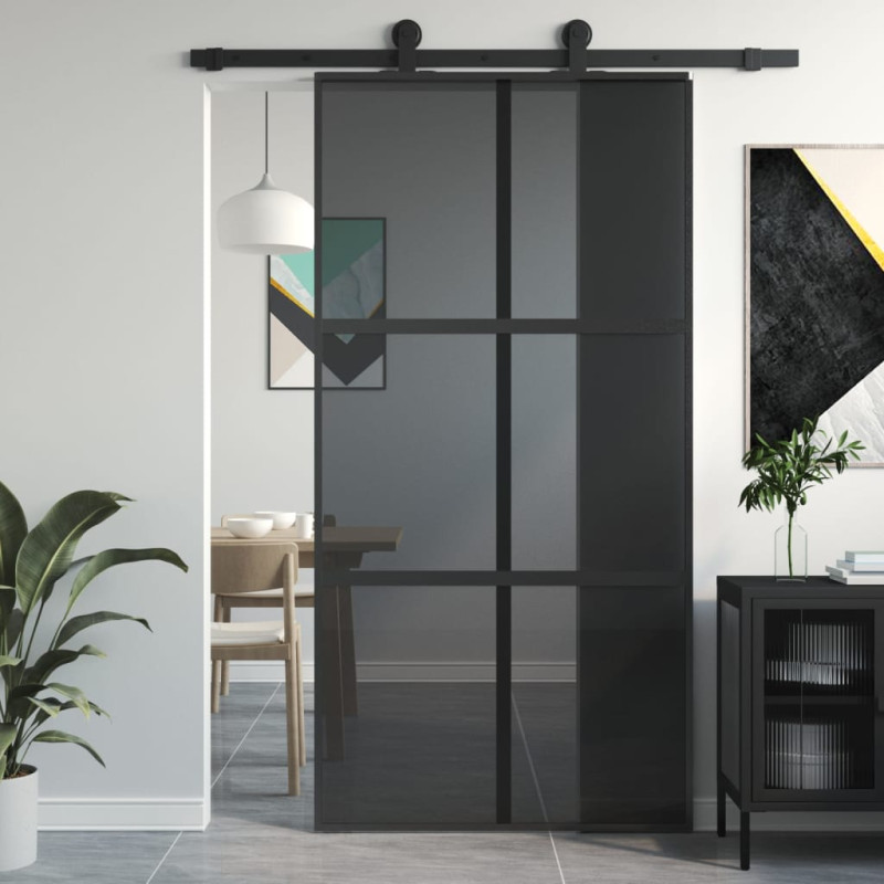 stradeXL Sliding Door Black...