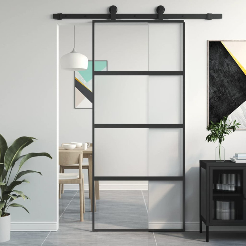 stradeXL Sliding Door Black...