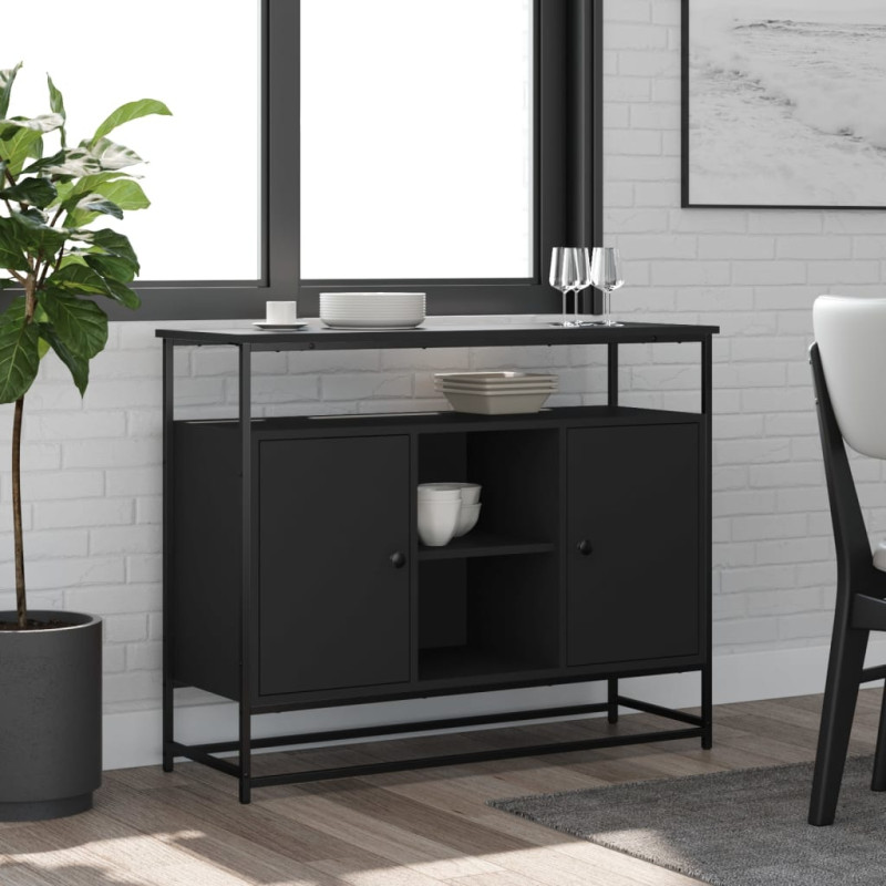 stradeXL Sideboard Black...