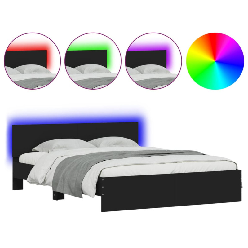 stradeXL Bed Frame with LED...