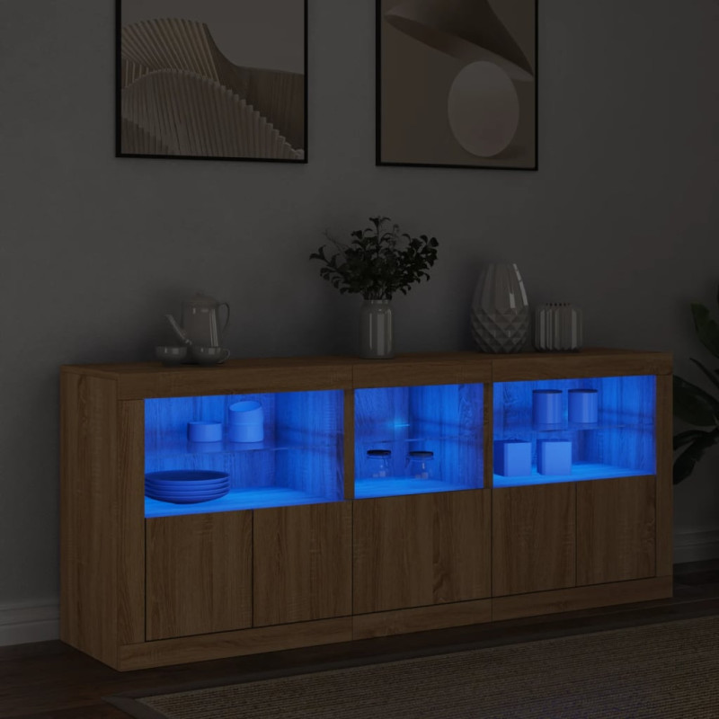 stradeXL Sideboard with LED...