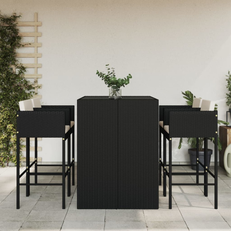 stradeXL 5 Piece Garden Bar...