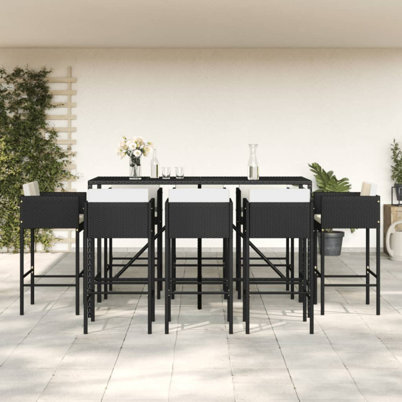 stradeXL 9 Piece Garden Bar...