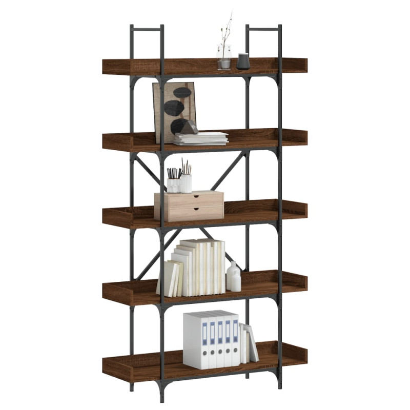 stradeXL Bookcase 5-Tier...