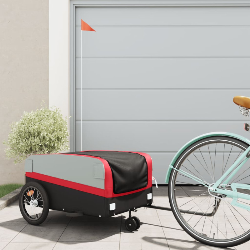 stradeXL Bike Trailer Black...