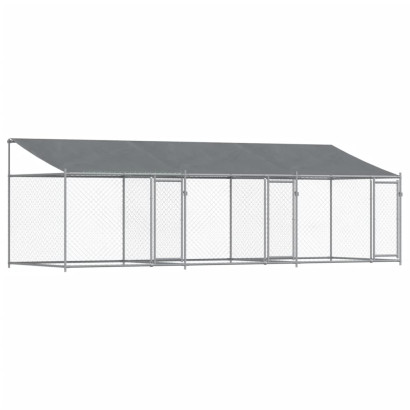 stradeXL Dog Cage with Roof...