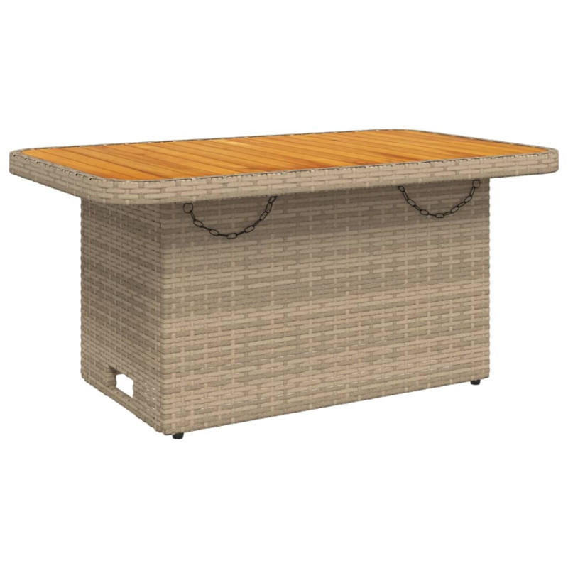 stradeXL Garden Table Beige...