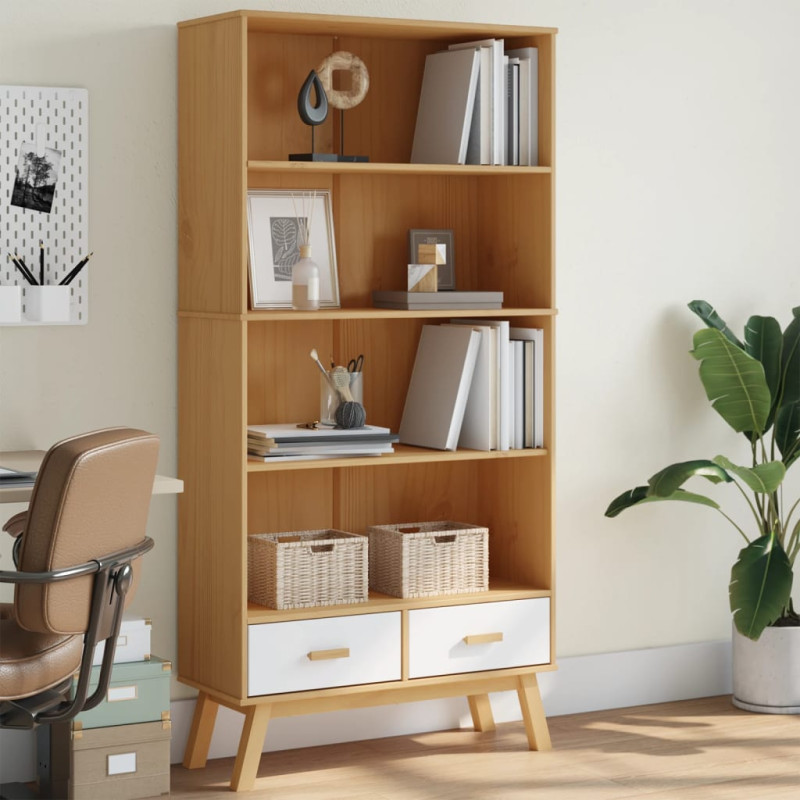 stradeXL Bookcase 4-Tier...