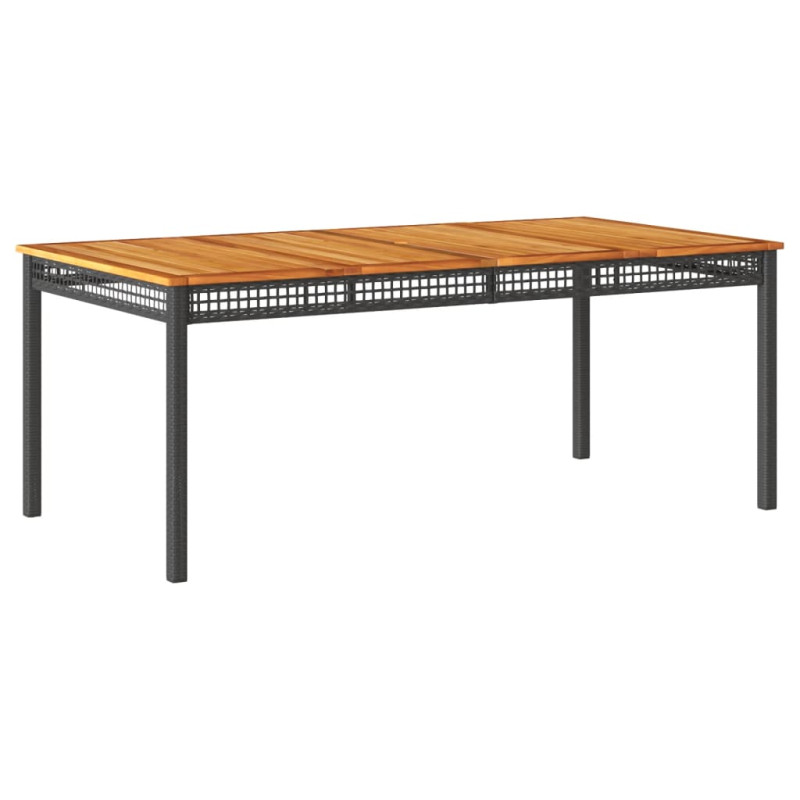 stradeXL Garden Table Black...