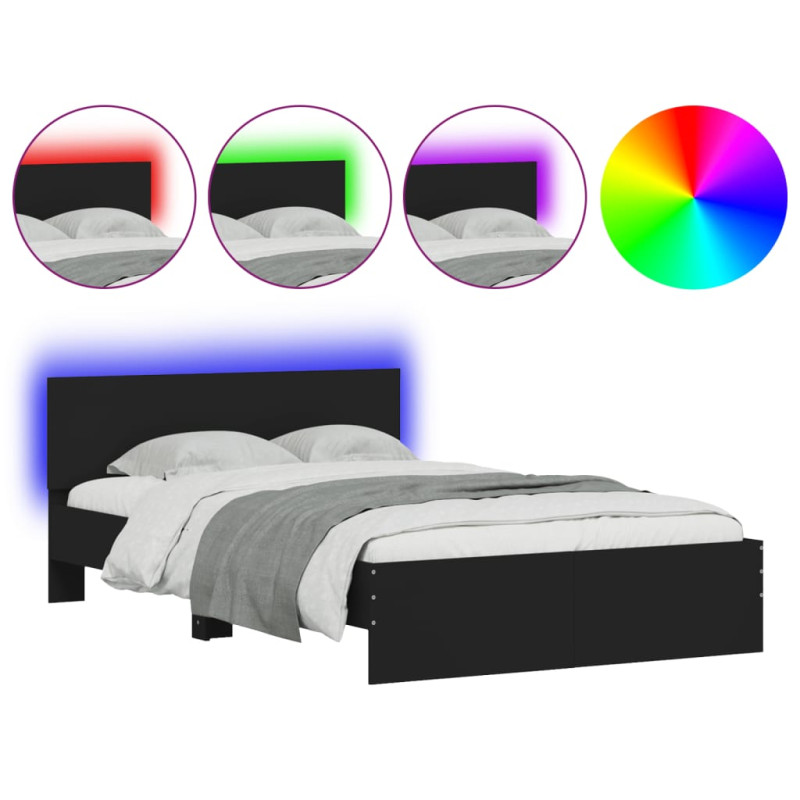 stradeXL Bed Frame with LED...