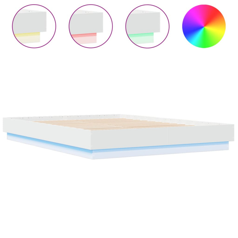 stradeXL Bed Frame with LED...