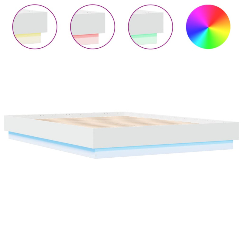 stradeXL Bed Frame with LED...