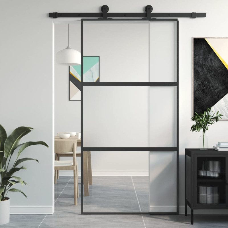 stradeXL Sliding Door Black...