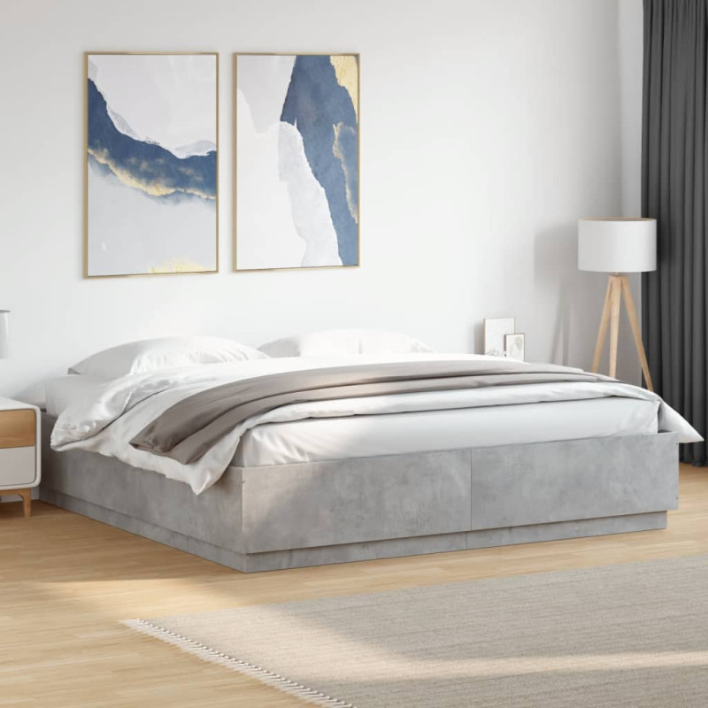 stradeXL Bed Frame with LED...