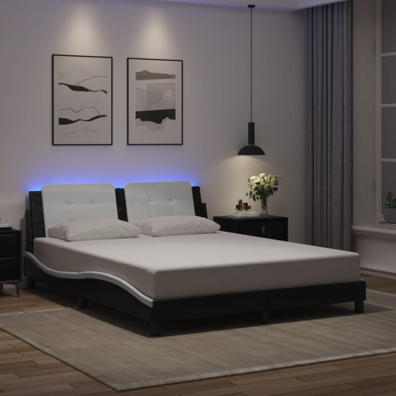 stradeXL Bed Frame with LED...