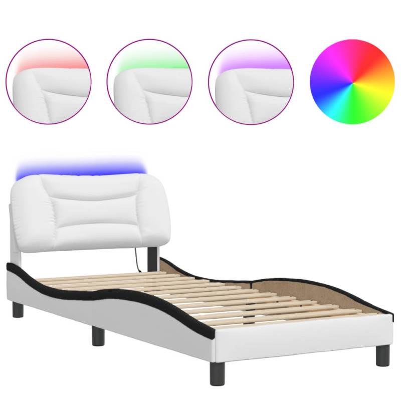 stradeXL Bed Frame with LED...