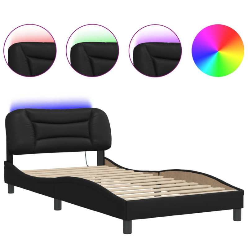 stradeXL Bed Frame with LED...