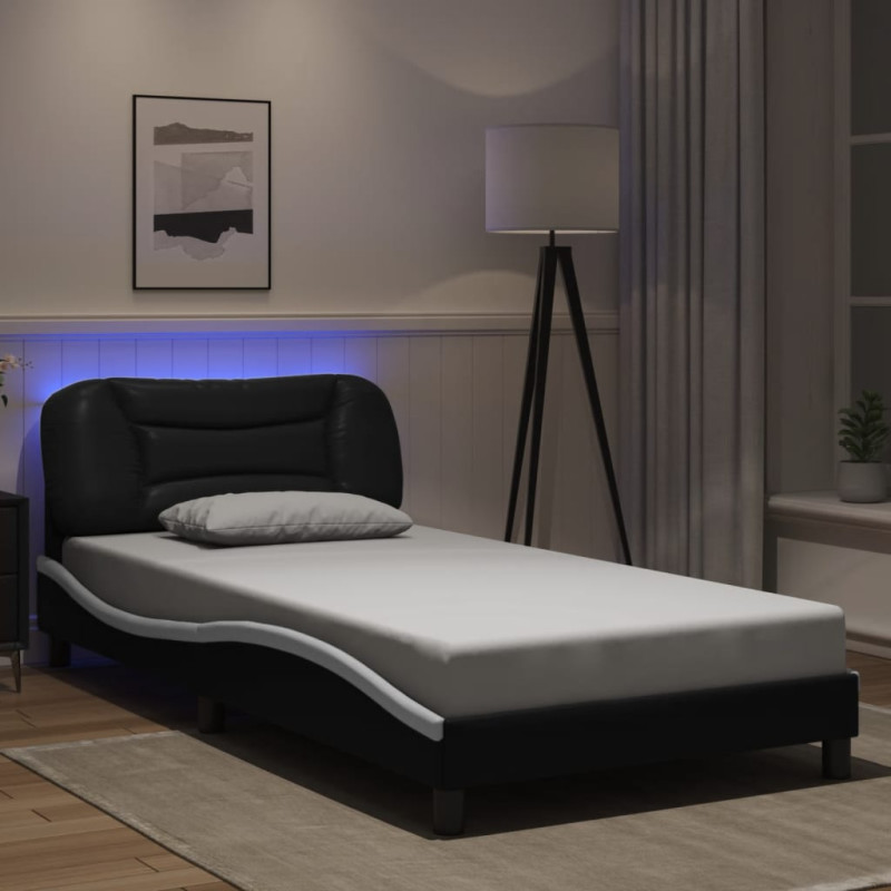 stradeXL Bed Frame with LED...