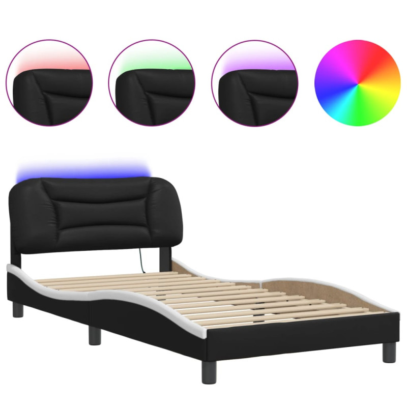 stradeXL Bed Frame with LED...