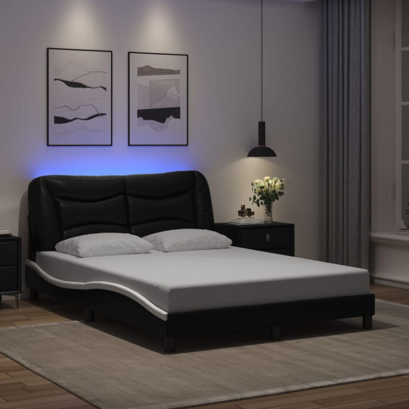 stradeXL Bed Frame with LED...