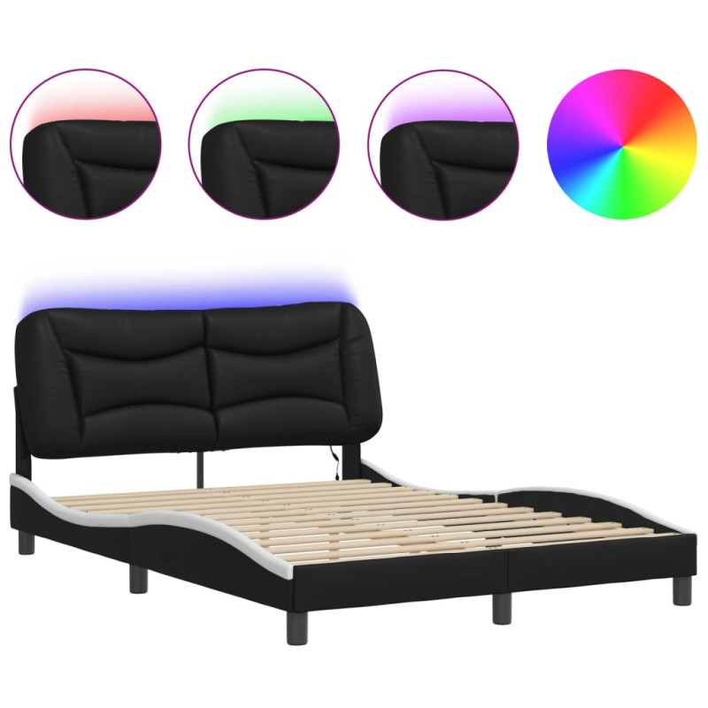 stradeXL Bed Frame with LED...