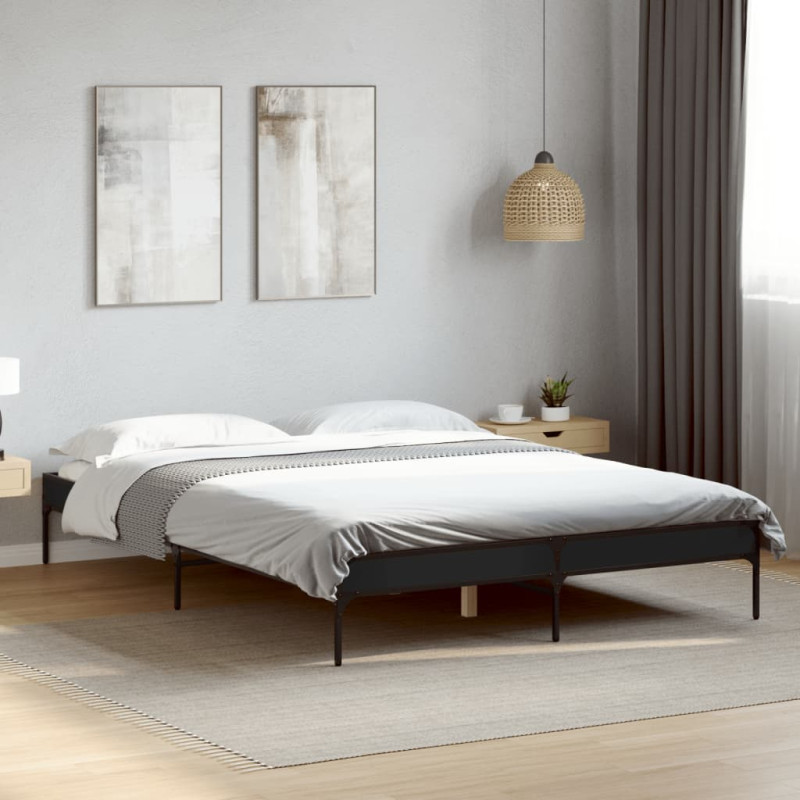 stradeXL Bed Frame Black...