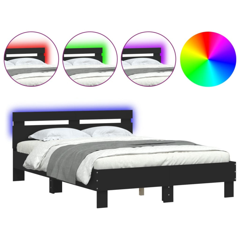 stradeXL Bed Frame with LED...