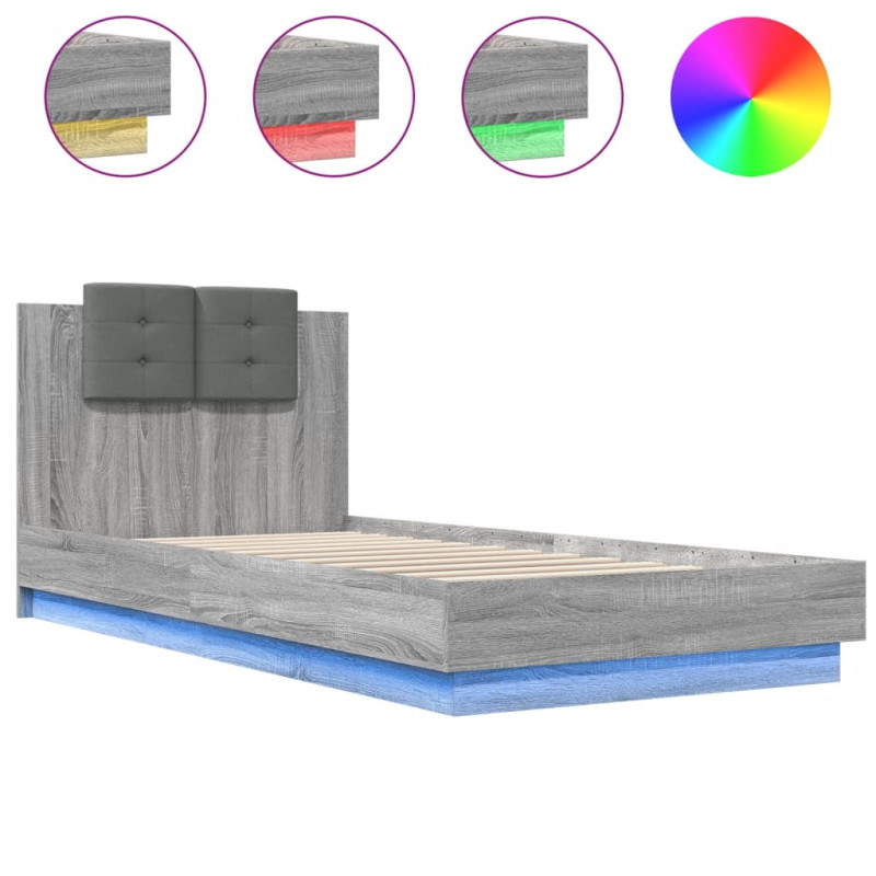 stradeXL Bed Frame with LED...