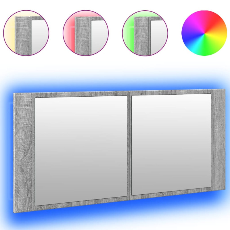 stradeXL LED-Spiegelschrank...