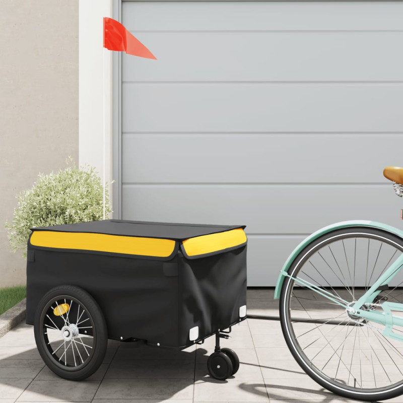 stradeXL Bike Trailer Black...