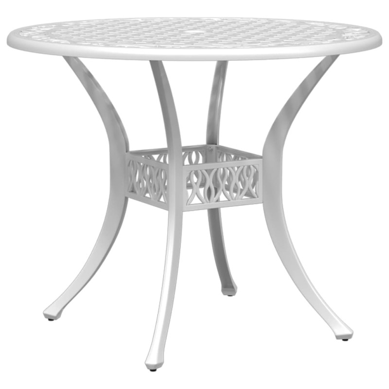 stradeXL Garden Table White...