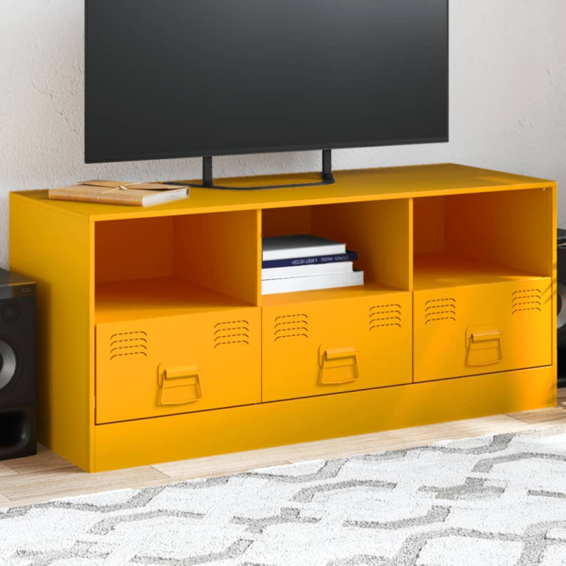 stradeXL TV Cabinet Mustard...