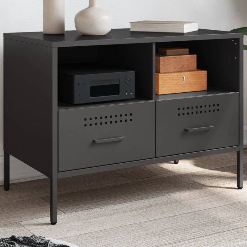 stradeXL TV Cabinet Black...