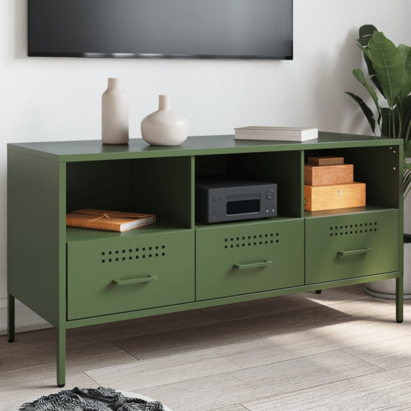 stradeXL TV Cabinet Olive...