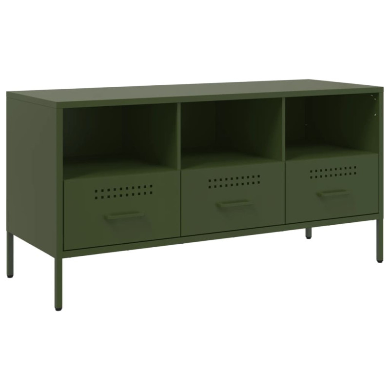 stradeXL TV Cabinet Olive...