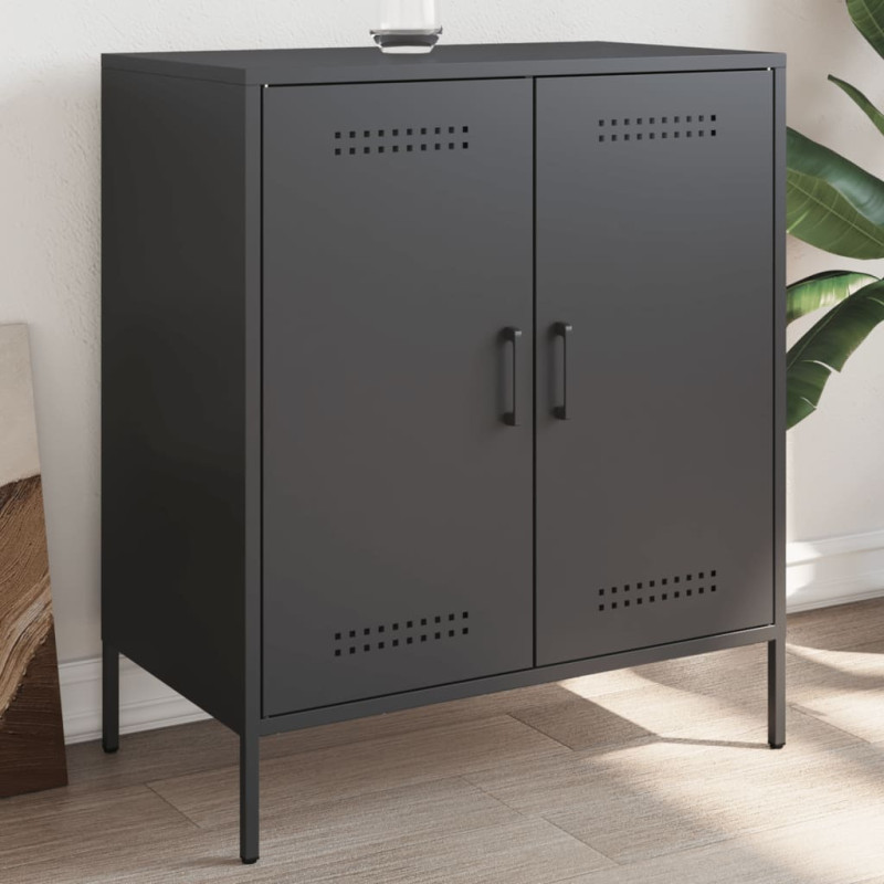 stradeXL Sideboard Schwarz...