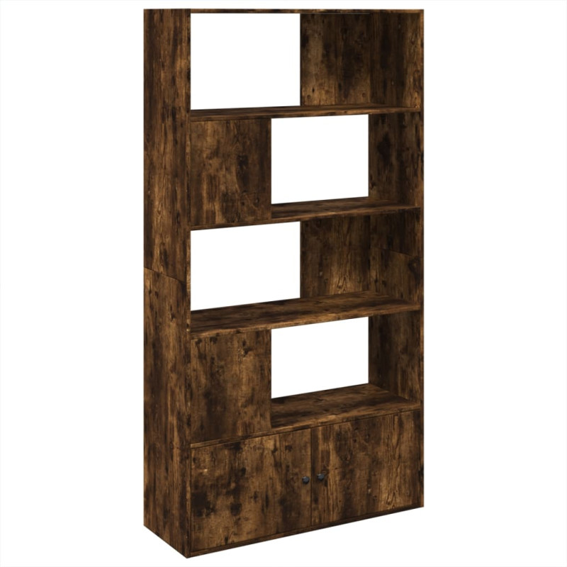 stradeXL Bookcase Smoked...