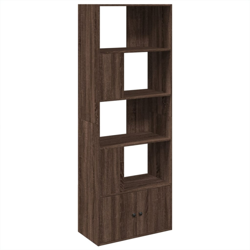 stradeXL Bookcase Brown Oak...