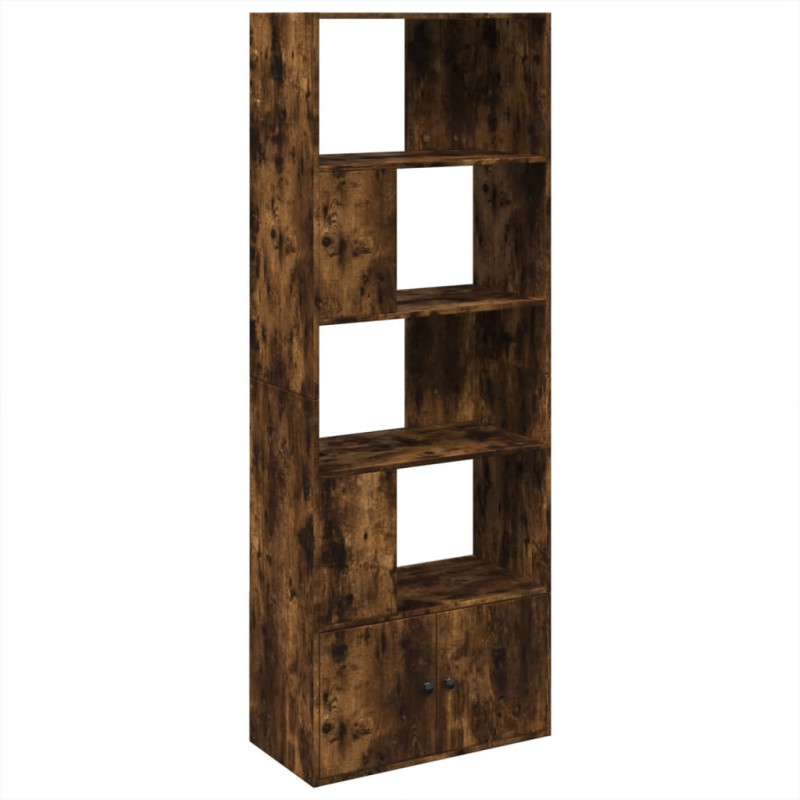 stradeXL Bookcase Smoked...