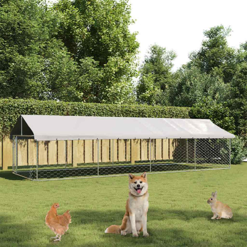 stradeXL Outdoor Dog Kennel...