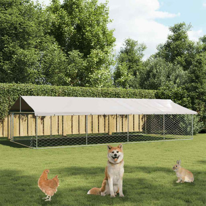 stradeXL Outdoor Dog Kennel...