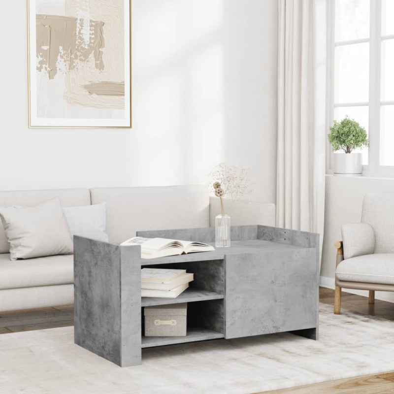 stradeXL Table basse gris...