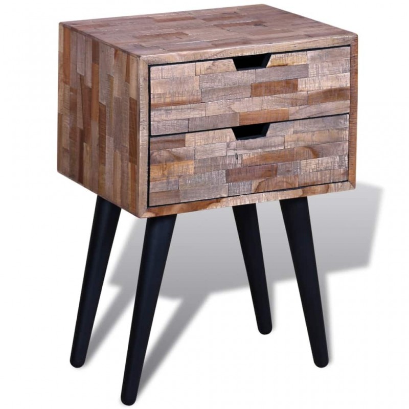 stradeXL Nightstand with 2...