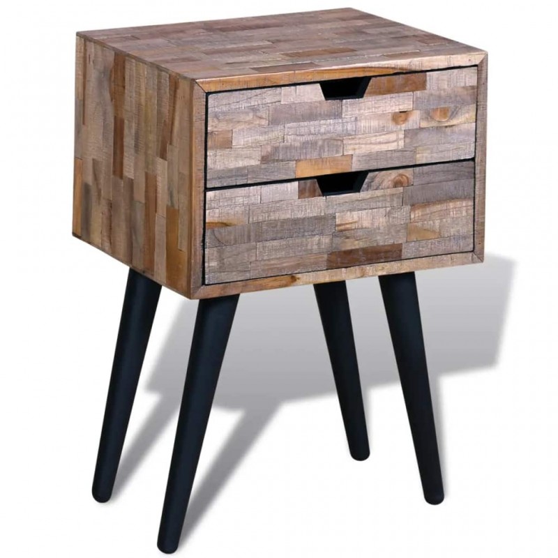 stradeXL Nightstand with 2...